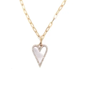 Heart Pendant Chain Necklace