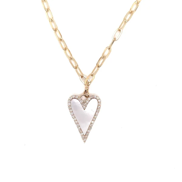 Heart Pendant Chain Necklace