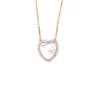 Mother Of Pearl Heart Necklace