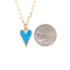 Turquoise Heart Pendant Necklace