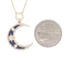 Enamel Crescent Moon Necklace