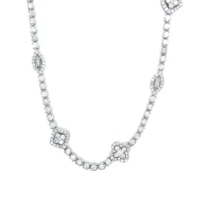 Diamond Station Long Necklace