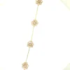 Floral Diamond Chain Bracelet