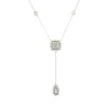 Diamond Y Drop Necklace
