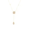 Diamond Y Drop Necklace