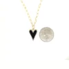 Enamel Heart Pendant Necklace
