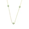 Enamel Diamond Station Necklace