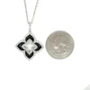 Enamel Diamond Motif Necklace