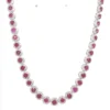 Ruby Diamond Statement Necklace