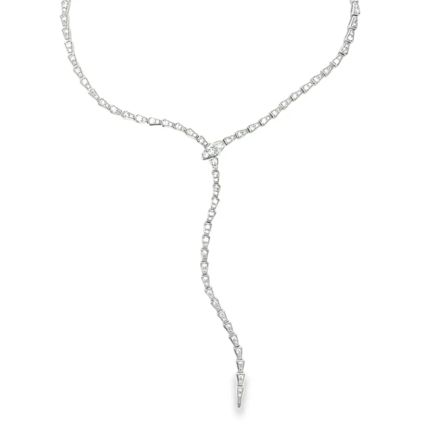 Diamond Y Drop Necklace