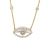 Diamond Evil Eye Necklace