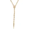 Diamond Y-Necklace Statement Piece