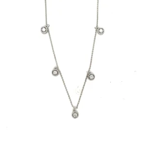 Diamond Station Necklace