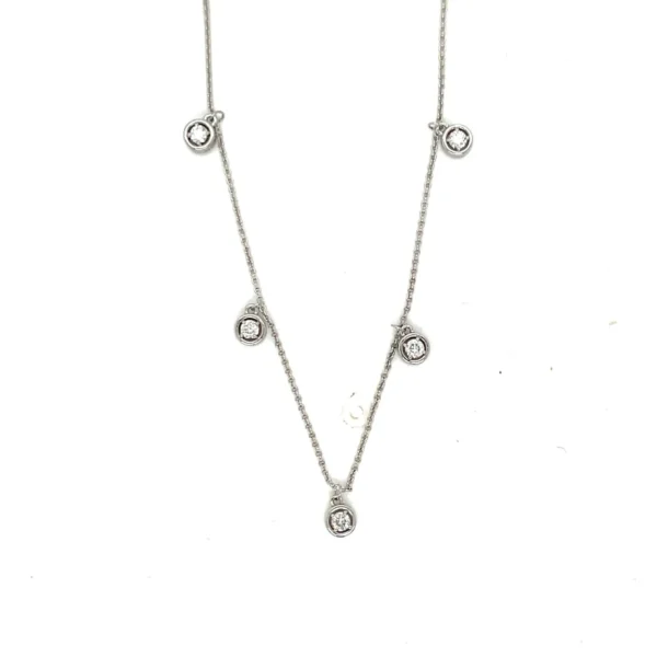 Diamond Station Necklace