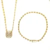 Baguette Diamond Y Necklace