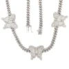 Butterfly Diamond Link Necklace