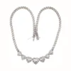 Heart Diamond Link Necklace