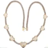 Heart Link Diamond Necklace