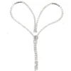 Diamond Lariat Statement Necklace