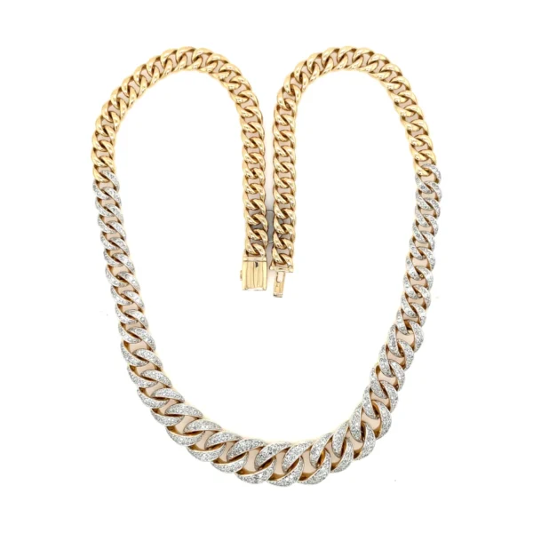 Diamond Link Cuban Necklace