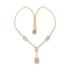 Diamond Statement Drop Necklace