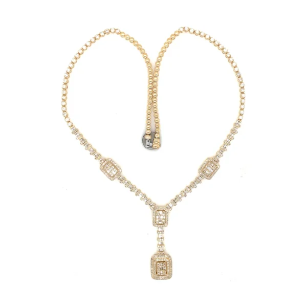 Diamond Statement Drop Necklace