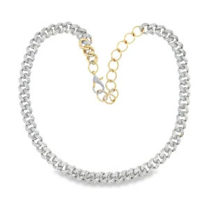 Diamond Link Chain Necklace