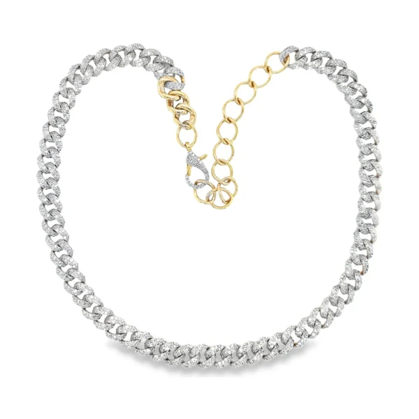 Diamond Link Chain Necklace
