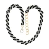 Black Diamond Link Necklace