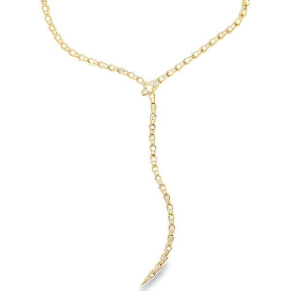 Diamond Y Drop Necklace