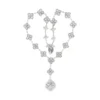 Clover Diamond Statement Necklace