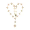 Floral Diamond Statement Necklace