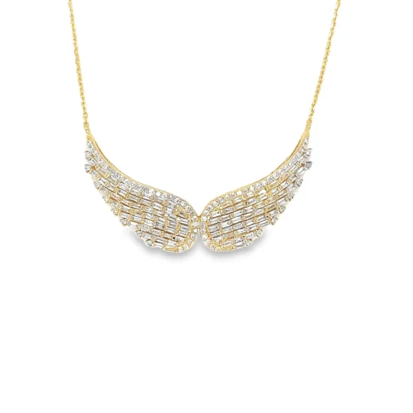 Diamond Angel Wings Necklace