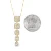 Geometric Diamond Drop Necklace