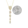 Drop Diamond Pendant Necklace