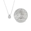 Teardrop Diamond Pendant Necklace