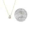 Teardrop Diamond Pendant Necklace