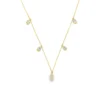 Diamond Station Drop Necklace