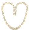 Diamond Link Statement Necklace