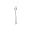 Diamond Tassel Pendant Necklace