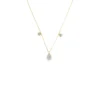 Diamond Station Drops Necklace