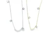 Station Diamond Chain Necklace