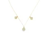 Clover Diamond Station Necklace