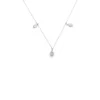 Diamond Station Pendant Necklace