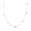 Diamond Station Chain Necklace