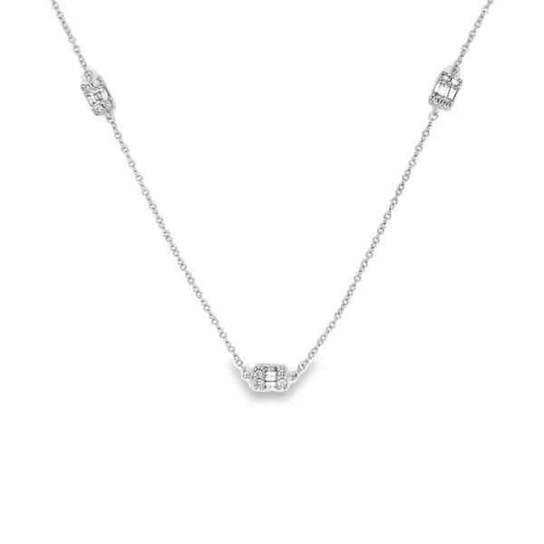 Diamond Station Necklace