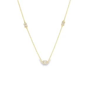 Diamond Station Necklace
