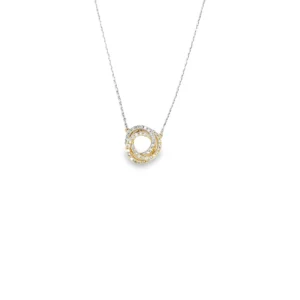 Interlocking Circle Diamond Necklace