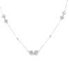 Clover Diamond Station Necklace