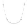 Diamond Station Chain Necklace
